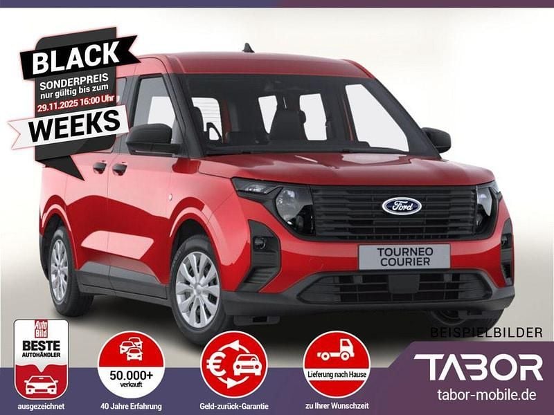 Rot Neu 2025 Ford Tourneo Courier Trend Van / Kleinbus | 24.431 € (Superpreis) - Bild 1/4