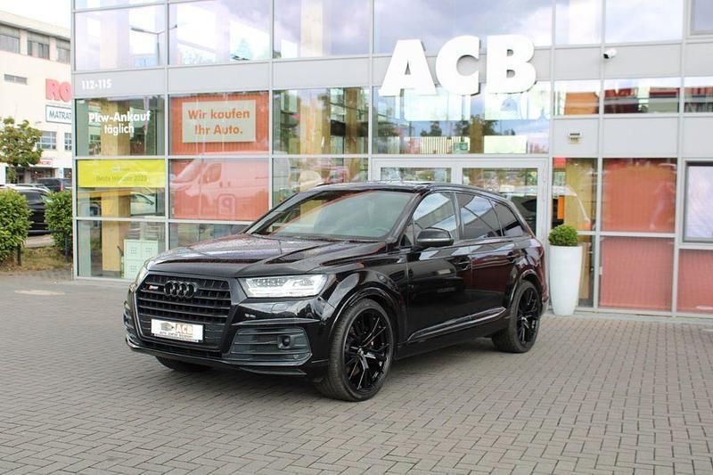 Orcaschwarz metallic Gebraucht 2018 Audi SQ7 Sport SUV | 52.900 € (Etwas zu teuer) - Bild 1/4