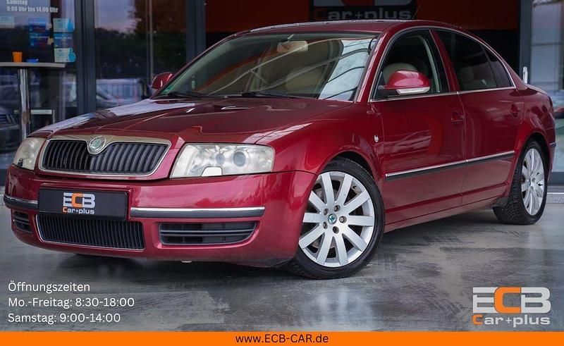 Rot Gebraucht 2006 Skoda Superb Elegance Limousine | 2.890 € (Superpreis) - Bild 1/4