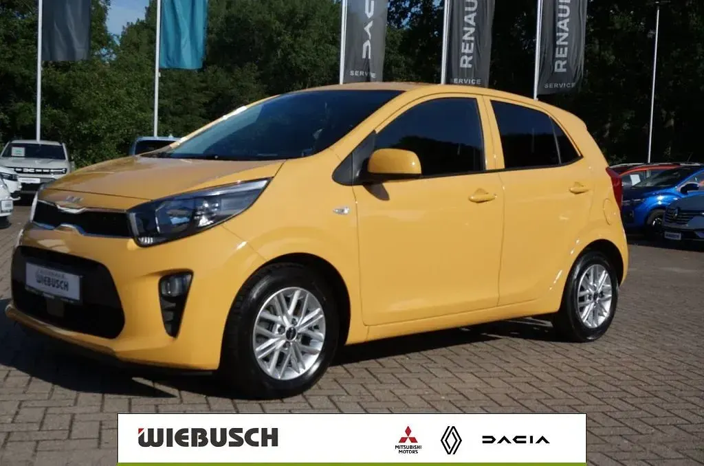 Gebraucht Kia Picanto Vision 67 PS (49 kW) 2023 (b2y) honey bee yellow met. (metallic) Kleinwagen