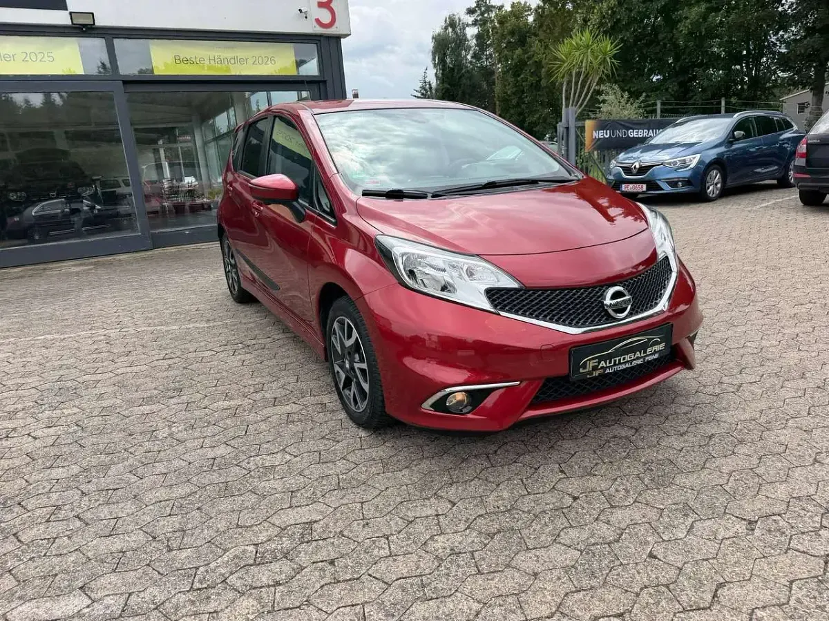 Gebraucht Nissan Note Tekna 98 PS (72 kW) 2014 Force red metallic Kleinwagen