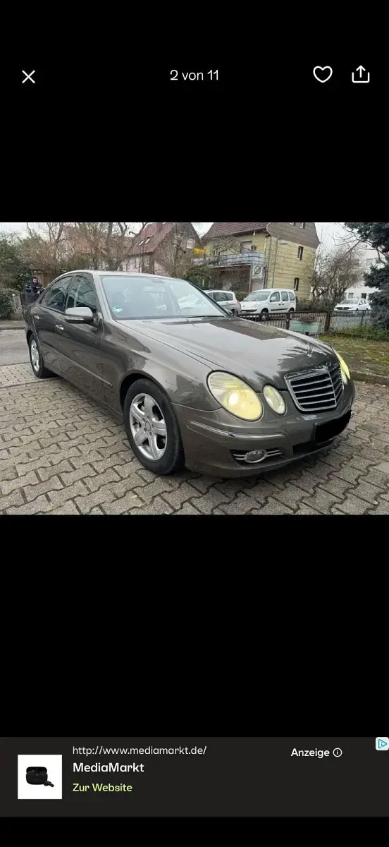 Gebraucht Mercedes E280 Avantgarde 231 PS (169 kW) 2008 Andere farben Limousine