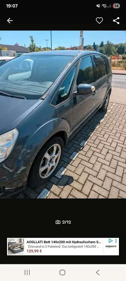 Gebraucht Ford S-MAX S 145 PS (106 kW) 2008 Grau Van / Kleinbus