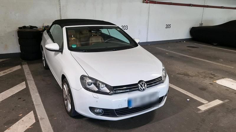 Weiß Gebraucht 2011 VW Golf Cabriolet Cabrio | 9.200 € (Fairer Preis) - Bild 1/4