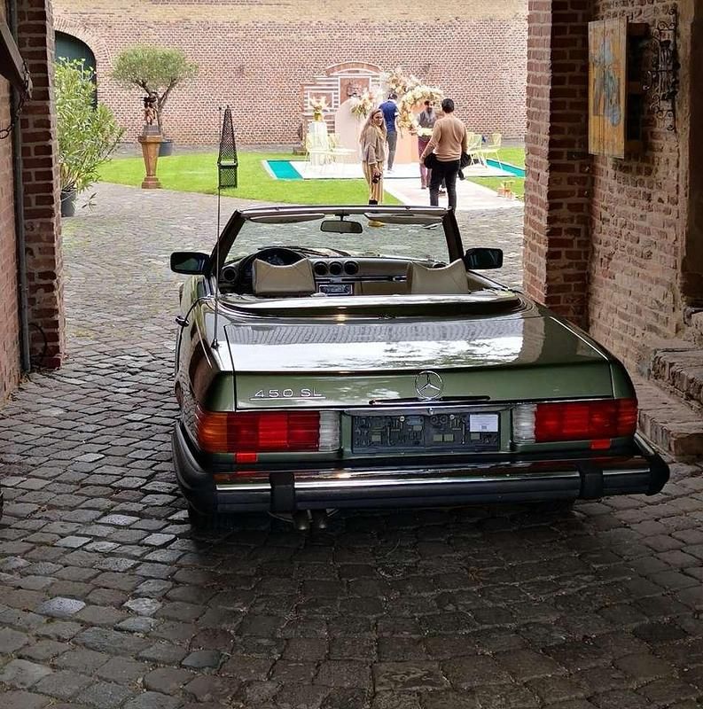Gebraucht Mercedes SL450 224 PS (164 kW) 1976 Grün Cabrio