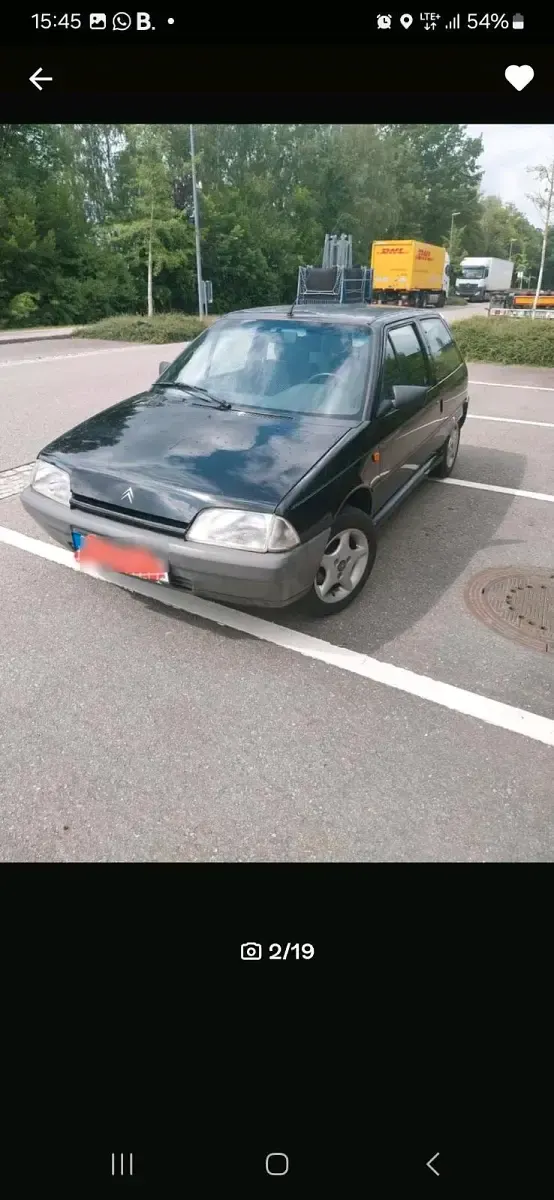Gebraucht Citroën AX 60 PS (44 kW) 1992 Schwarz Kleinwagen
