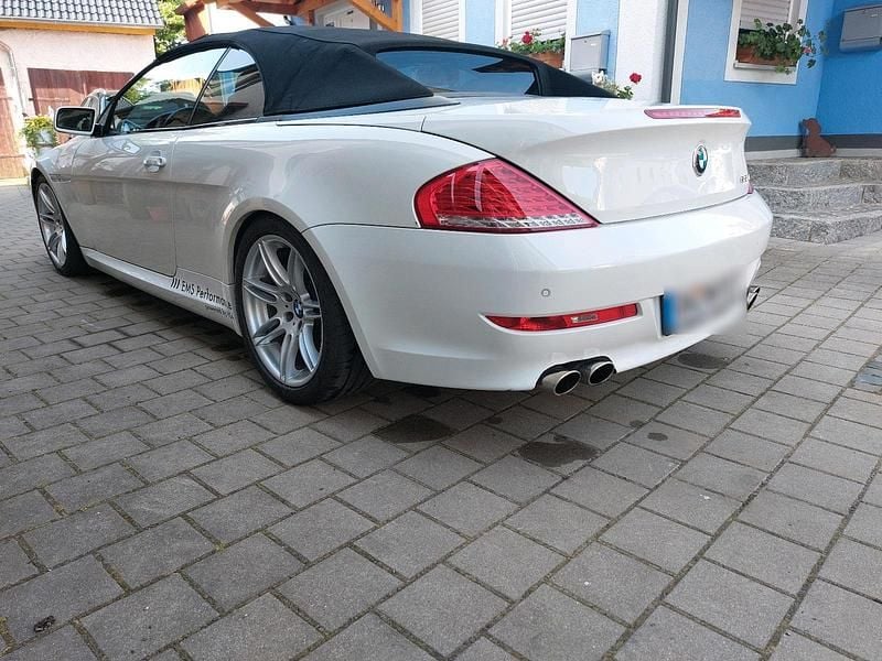 Weiß Gebraucht 2008 BMW 650 Cabriolet Sport Line Cabrio | 12.800 € - Bild 1/4