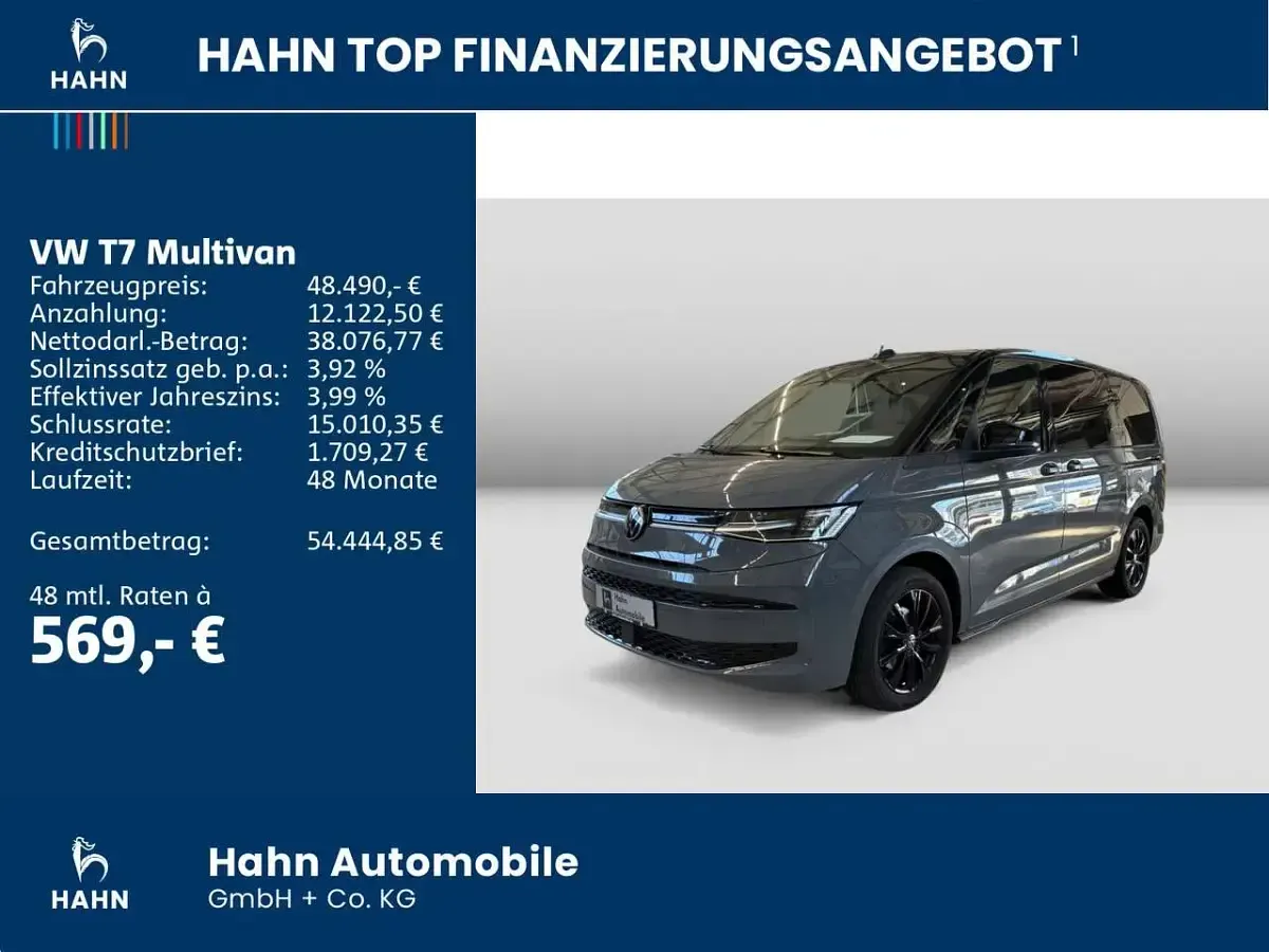 Gebraucht VW Multivan Edition 150 PS (110 kW) 2024 Pure grey Van / Kleinbus