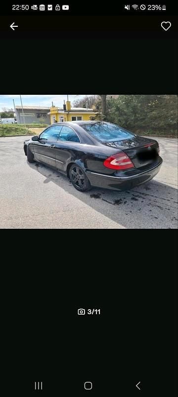 Gebraucht Mercedes CLK270 170 PS (125 kW) 2003 Schwarz Coupé