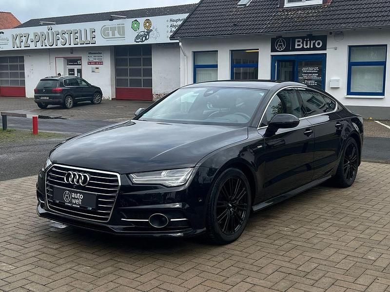 Schwarz Gebraucht 2015 Audi A7 S-Line Kleinwagen | 28.998 € (Fairer Preis) - Bild 1/4