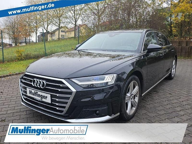 Schwarz (metallic) Gebraucht 2021 Audi A8 Limousine | 50.444 € (Guter Preis) - Bild 1/4