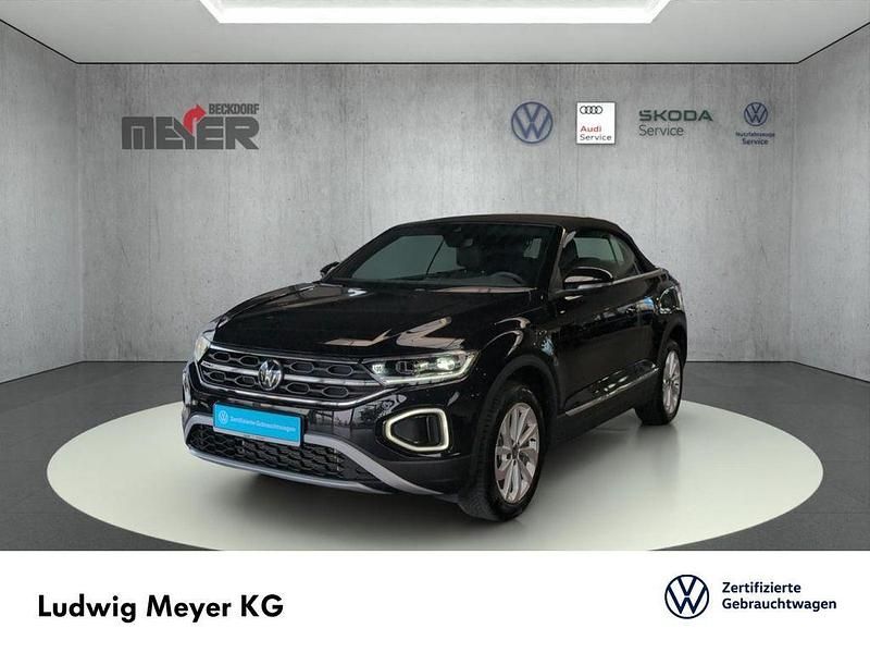 Gebraucht VW T-Roc Cabriolet Style 116 PS (85 kW) 2025 Deep black perleffekt Cabrio