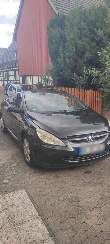 Schwarz Gebraucht 2004 Peugeot 307 CC Cabrio | 900 € (Superpreis) - Bild 1/4