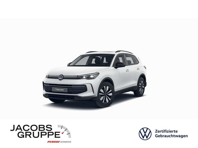 Oryxweiss perlmutteffekt Gebraucht 2024 VW Tiguan Goal SUV | 37.970 € (Superpreis) - Bild 1/3