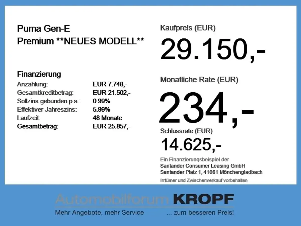 Neu Ford Puma Premium 124 kW (169 PS) 2026 Frost weiß SUV