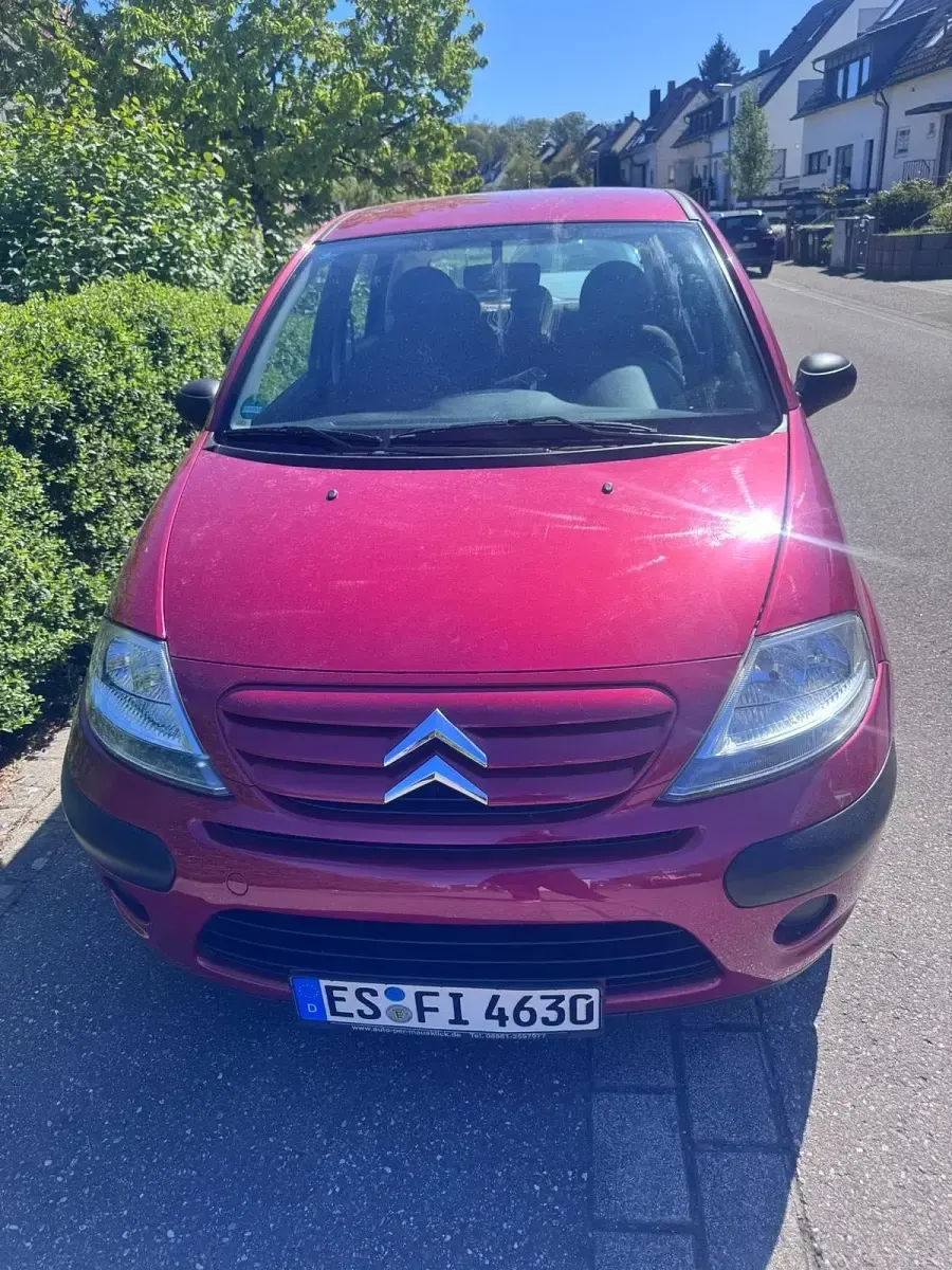 Gebraucht Citroën C3 60 PS (44 kW) 2008 Rot Kleinwagen