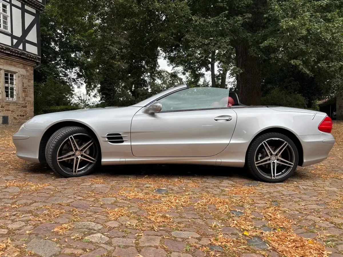 Gebraucht Mercedes SL500 305 PS (224 kW) 2001 Silber Cabrio