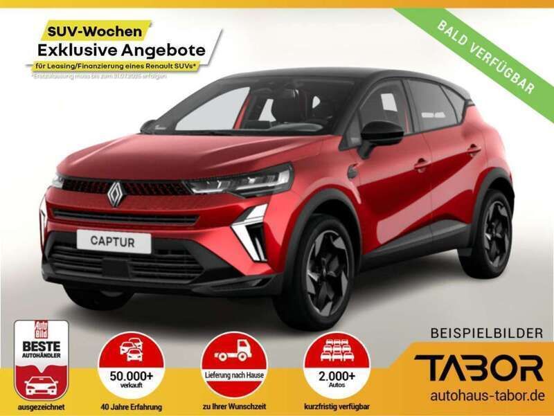 Rot (dezirrot metallic + black pearl) Neu 2025 Renault Captur Techno SUV | 27.800 € (Guter Preis) - Bild 1/1