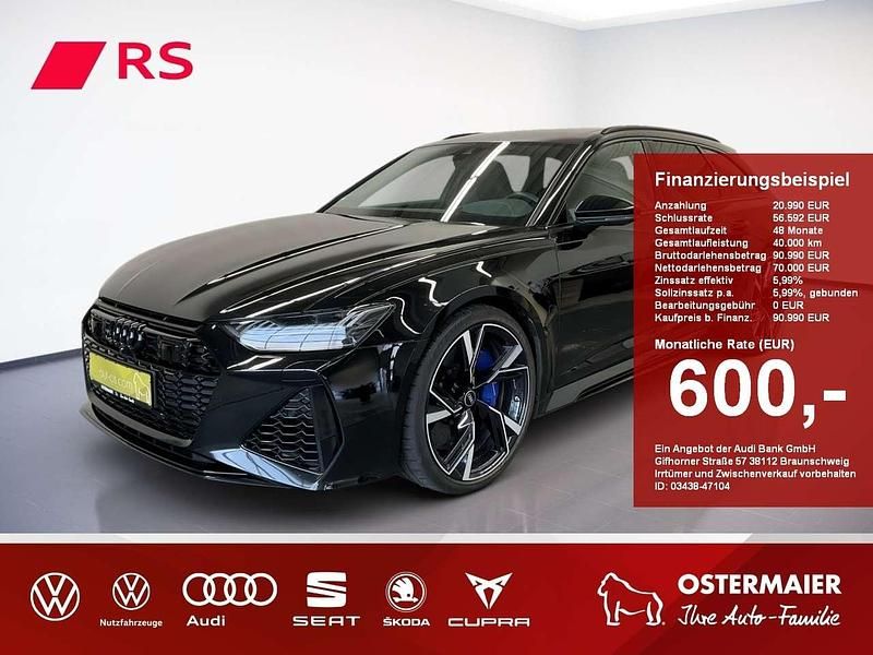 Gebraucht Audi RS6 Ambiente 600 PS (441 kW) 2023 Mythosschwarz metallic Kombi