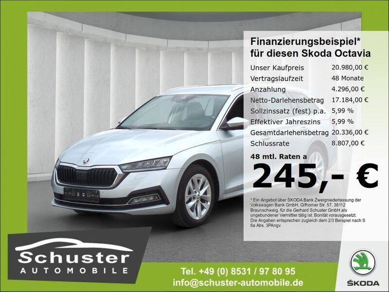 Silber Gebraucht 2022 Skoda Octavia Style Kombi | 21.480 € (Fairer Preis) - Bild 1/4