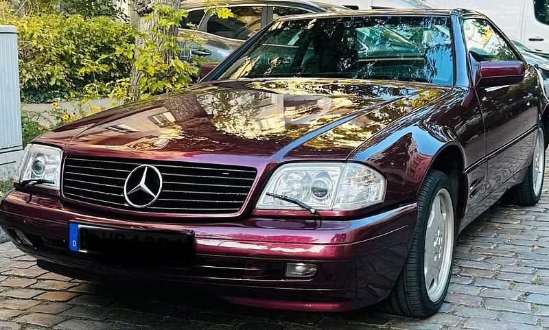 Rot Gebraucht 1996 Mercedes SL320 AMG Cabrio | 16.999 € - Bild 1/4