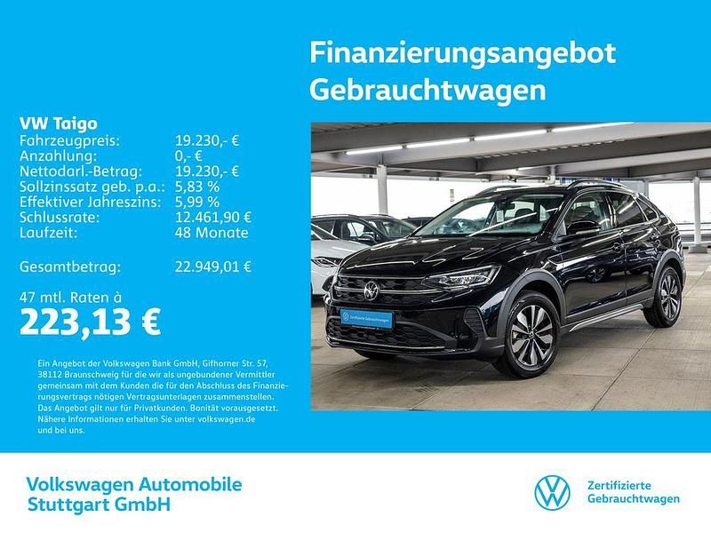 Gebraucht VW Taigo Goal 95 PS (69 kW) 2025 Schwarz SUV