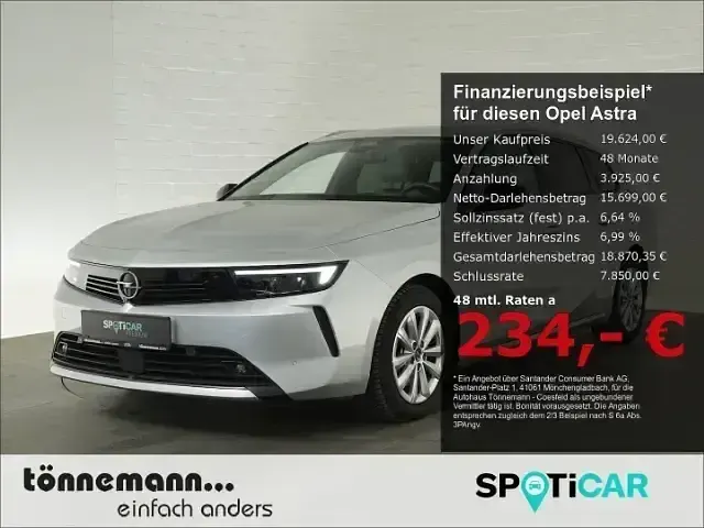 Gebraucht Opel Astra Elegance 131 PS (96 kW) 2023 Kombi