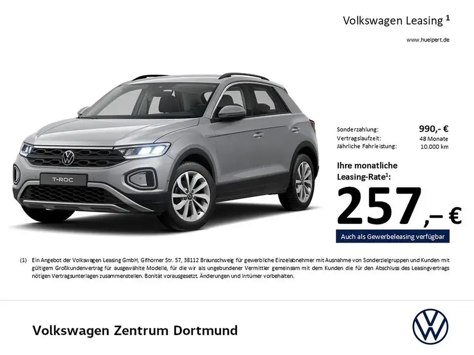 Gebraucht VW T-Roc Life 150 PS (110 kW) 2025 Pyritsilber metallic SUV