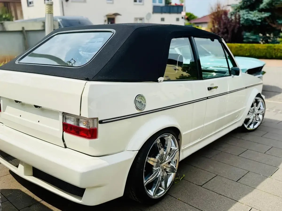 Gebraucht VW Golf Cabriolet 98 PS (72 kW) 1989 Weiß Cabrio