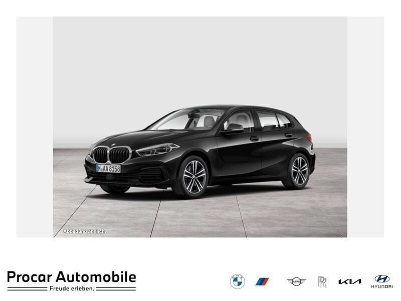 Schwarz Gebraucht 2022 BMW 118 Advantage Kleinwagen | 19.580 € (Guter Preis) - Bild 1/4