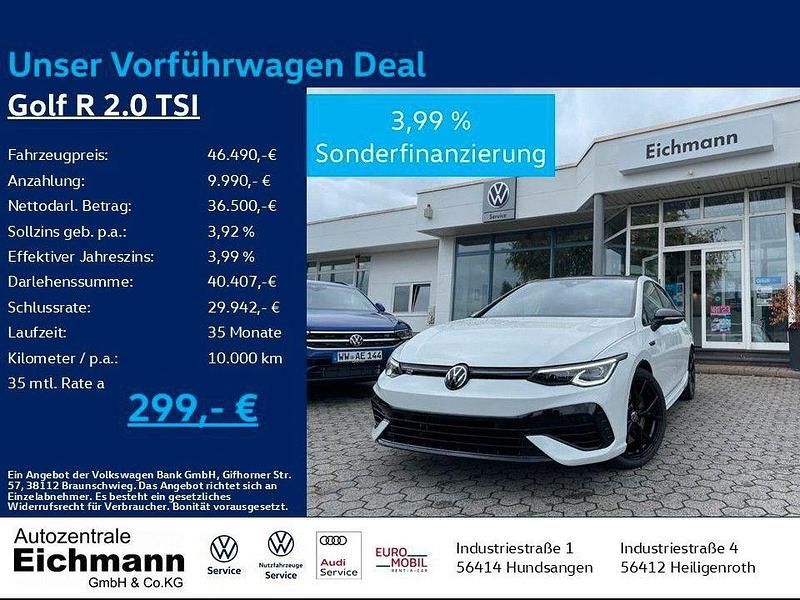 Weiß Gebraucht 2023 VW Golf VIII R Limousine | 41.990 € (Teuer) - Bild 1/4