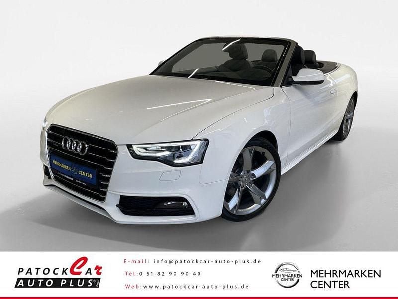 Weiß Gebraucht 2016 Audi A5 Cabriolet S-Line Cabrio | 19.290 € (Etwas zu teuer) - Bild 1/4