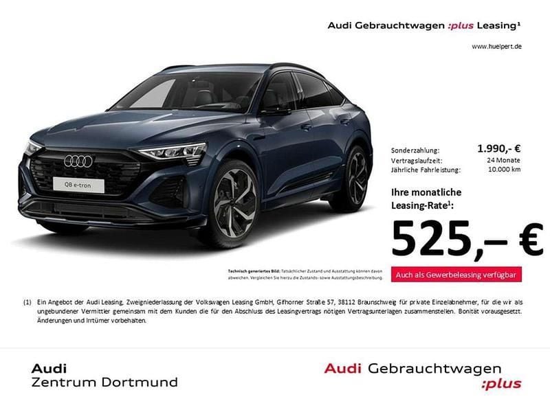 Plasmablau metallic Neu 2025 Audi Q8 e-tron S-Line SUV | 71.633 € (Guter Preis) - Bild 1/3