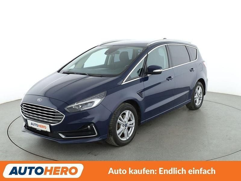 Blau Gebraucht 2020 Ford S-MAX Titanium Van / Kleinbus | 19.480 € (Guter Preis) - Bild 1/3