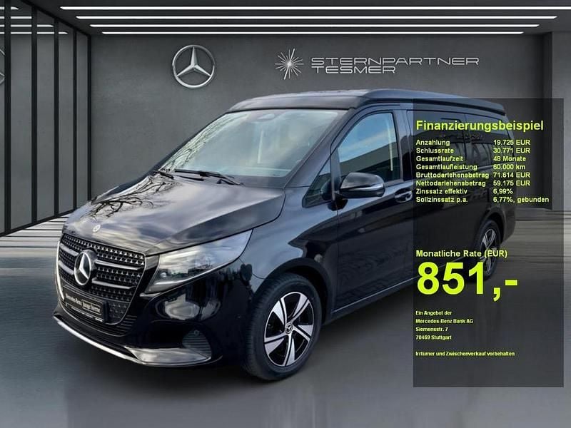 Obsidianschwarz metallic Gebraucht 2025 Mercedes V220 Marco Polo Van / Kleinbus | 77.800 € - Bild 1/3