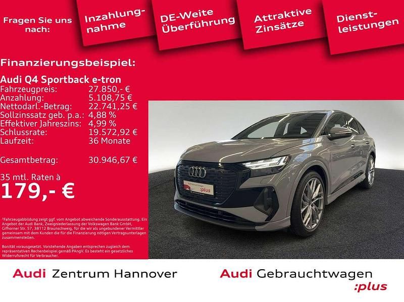 C2 kieselgrau Gebraucht 2022 Audi Q4 e-tron SUV | 27.850 € (Etwas zu teuer) - Bild 1/4