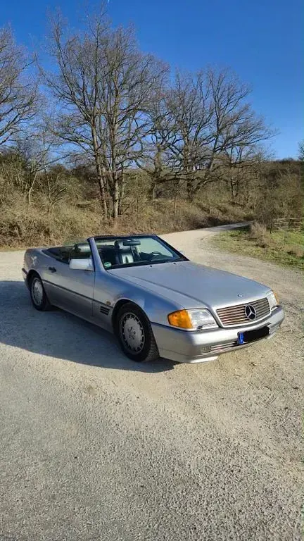 Gebraucht Mercedes SL500 326 PS (239 kW) 1992 Silber Cabrio