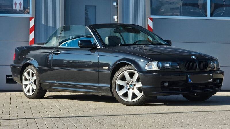 Schwarz Gebraucht 2001 BMW 325 Cabriolet Sport Line Cabrio | 5.680 € (Superpreis) - Bild 1/4