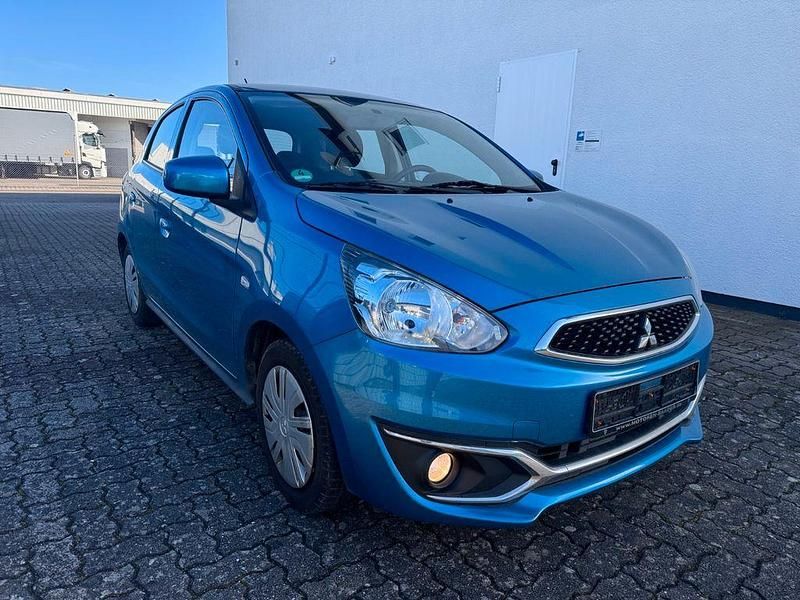 Second-hand Mitsubishi Space Star 71 CP (52 kW) 2017 Albastru Hatchback