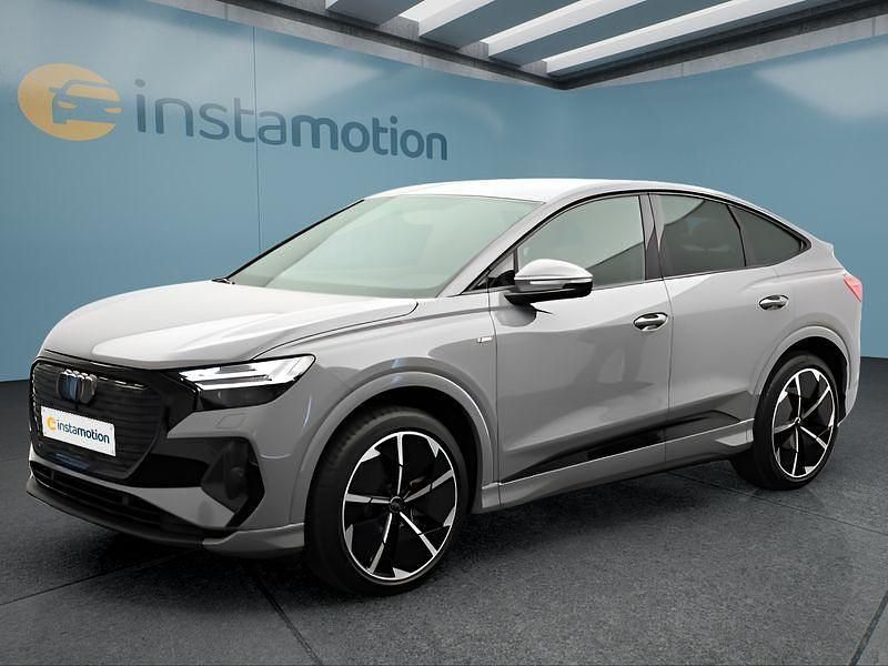 Grau Gebraucht 2024 Audi Q4 Sportback e-tron SUV | 50.049 € - Bild 1/4