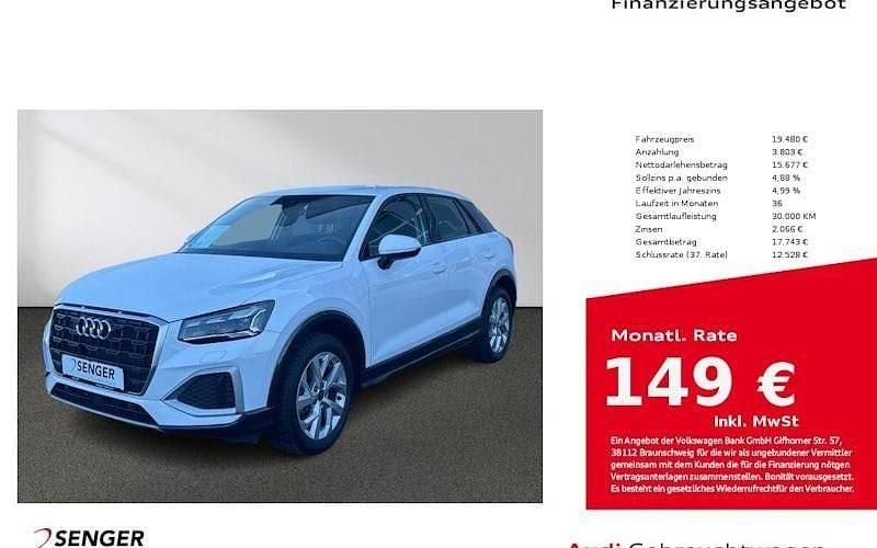 Gebraucht Audi Q2 Advanced Plus 110 PS (80 kW) 2023 Weiß SUV