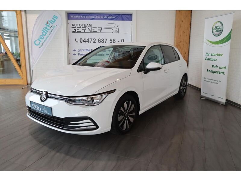 Pure white Gebraucht 2023 VW Golf VIII Limousine | 26.763 € (Teuer) - Bild 1/2
