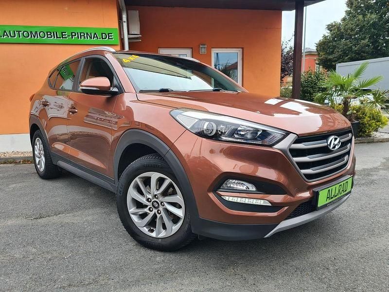 Braun Gebraucht 2017 Hyundai Tucson Advantage SUV | 16.950 € (Fairer Preis) - Bild 1/4