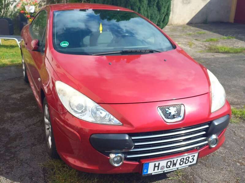 Rot Gebraucht 2005 Peugeot 307 CC Cabrio | 1.400 € (Superpreis) - Bild 1/4