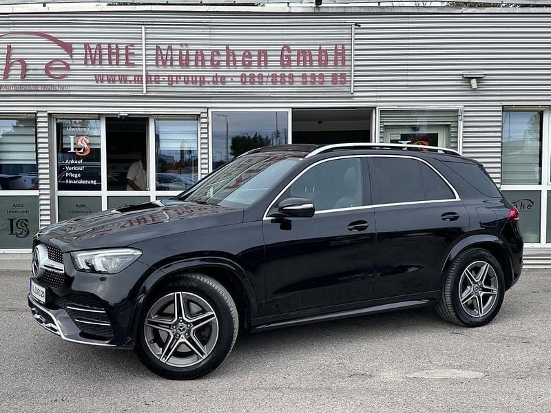 Obsidianschwarz Gebraucht 2022 Mercedes GLE350 AMG line SUV | 49.990 € (Guter Preis) - Bild 1/4