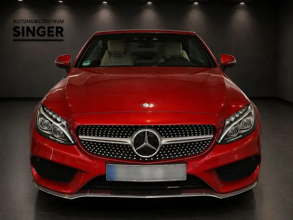 Gebraucht Mercedes C400 AMG line 333 PS (244 kW) 2017 Rot Cabrio