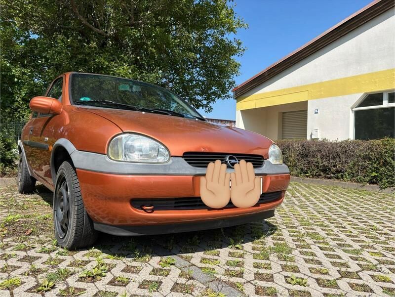 Orange Gebraucht 2000 Opel Corsa Kleinwagen | 470 € (Guter Preis) - Bild 1/4
