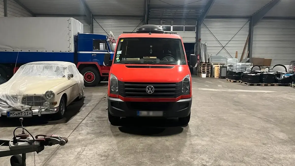 Gebraucht VW Crafter 136 PS (100 kW) 2013 Rot Van