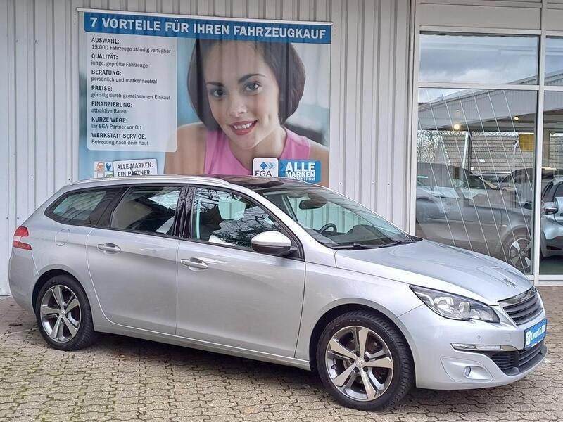 Grau metallic Gebraucht 2015 Peugeot 308 Business-Line Kombi | 15.490 € (Teuer) - Bild 1/4