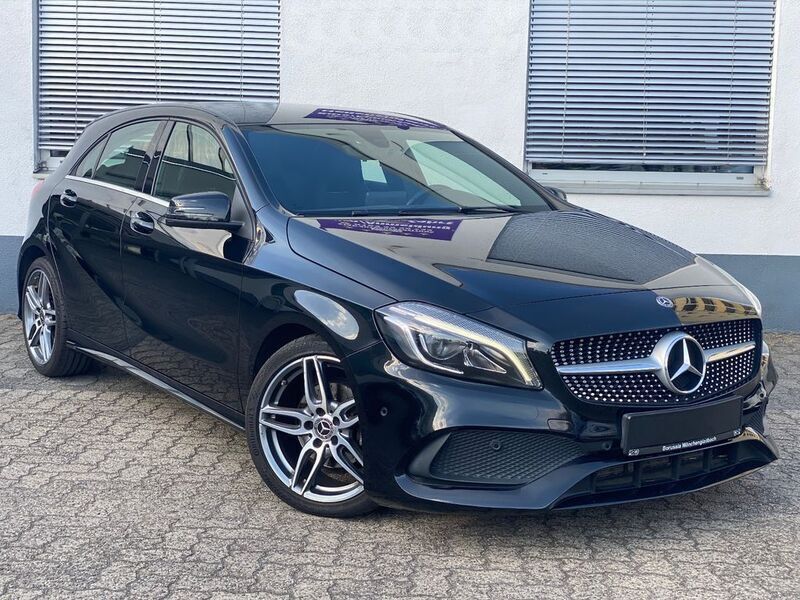 Schwarz Gebraucht 2017 Mercedes A180 AMG Limousine | 17.900 € (Fairer Preis) - Bild 1/4